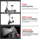 BOGIST C1 PRO Folding Electric Scooter 10" Tire 500W Motor, LCD Display Battery Life Up to 40km Long Range with Seat - Black