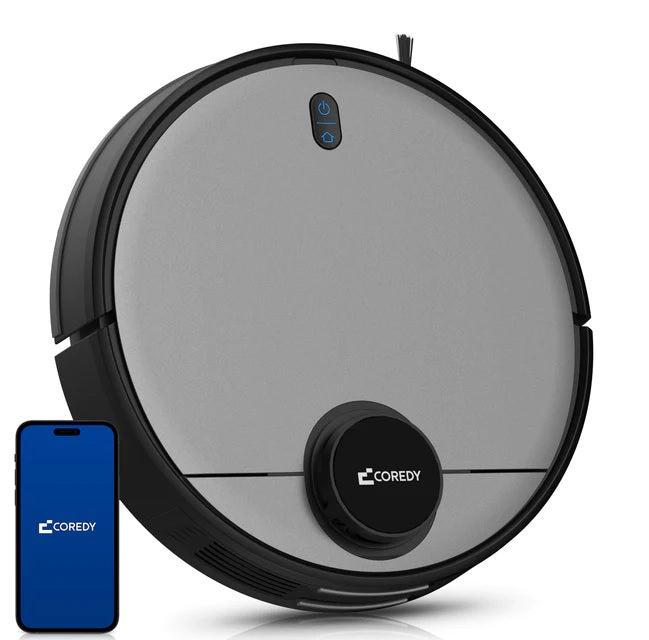 Coredy SL200 Robot Vacuum and Mop Combo, Smart Laser Navigation with Real-Time Obstacle Avoidance