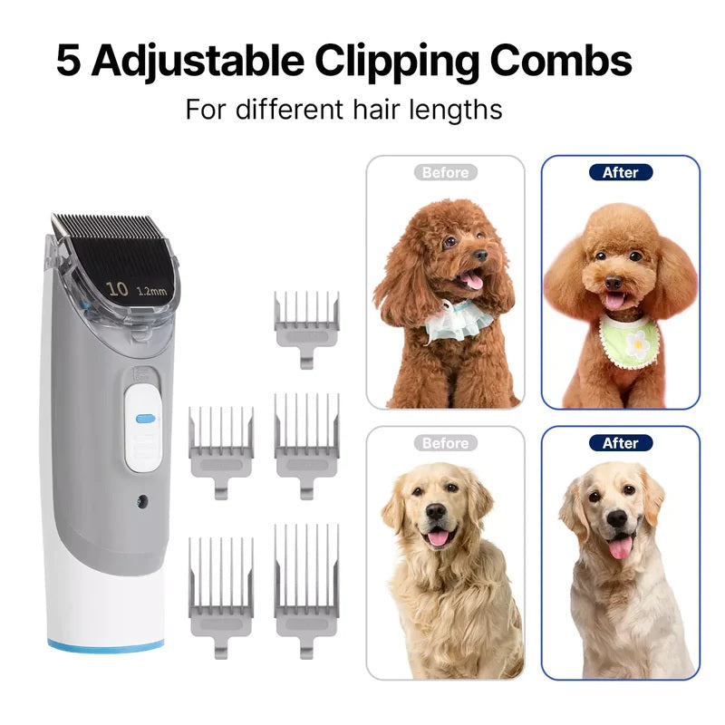 Neakasa P2 Pro 5-in-1 Dog Cat Pet Grooming Kit with Vacuum UK Plug