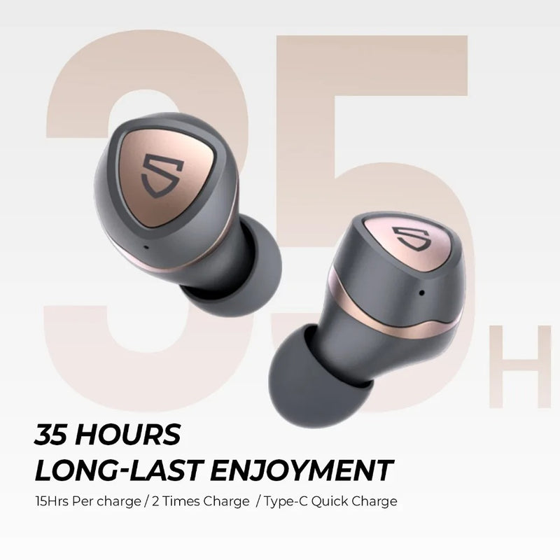 SoundPEATS Sonic Wireless Earbuds in-Ear Bluetooth Headphone, Bluetooth 5.2