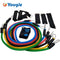 11 pcs set Pull Rope Sport Fitness Workout Exercise Bands Sport Rubber Expander Fitness Equipment