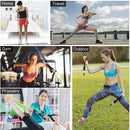 11 pcs set Pull Rope Sport Fitness Workout Exercise Bands Sport Rubber Expander Fitness Equipment