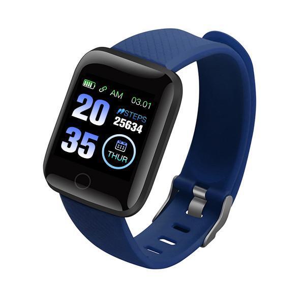 116plus Smart Watch Bluetooth Sports Bracelet Heart Rate Blood Pressure Fitness Tracker