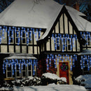 240 LED Snowing Icicle Christmas Lights