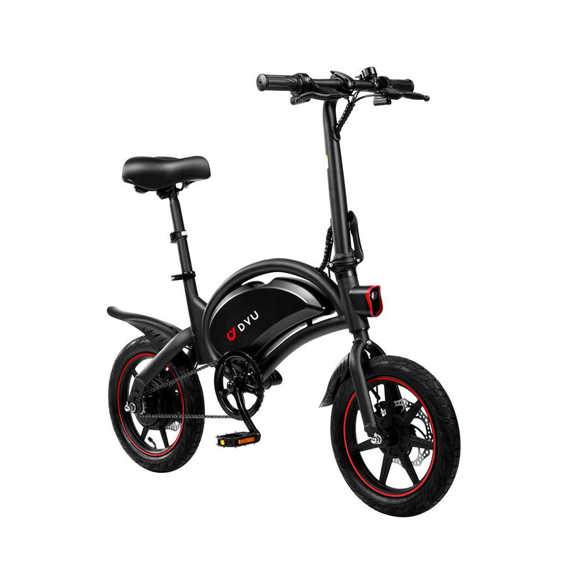 DYU D3F 14 Inch Mini Folding Electric Bike 250W Motor Battery life Up to 37 Miles