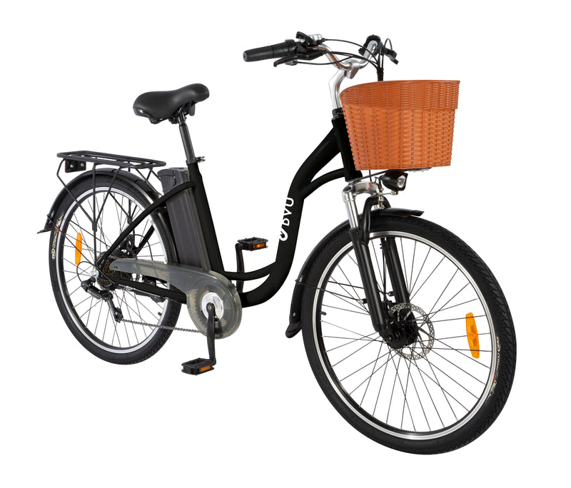 DYU C6 26 Inch City Electric Bike 250W Motor Max Range 35 Miles