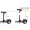 Electric Scooter Seat Saddle, Width Adjustable, for AOVO M365 pro/ Xiaomi M365 pro 1:1 eScooter / iScooter i9 series