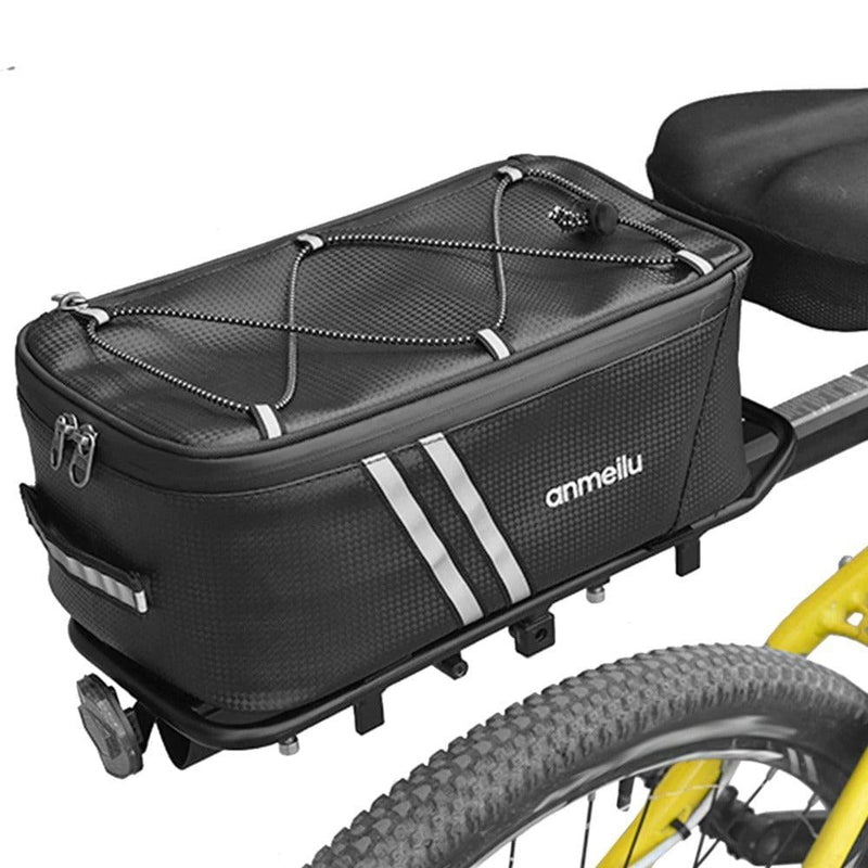 7L Bike Trunk Bag Rear Bag Water Resistant Bicycle Rack Bag with Rain Cover