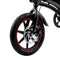 DYU D3F 14 Inch Mini Folding Electric Bike 250W Motor Battery life Up to 37 Miles