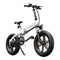 ADO A20F+ 20 Inches Fat Tire Folding Electric Bike With Mudguard Battery Life Up to 40 Miles