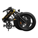 ADO A20F+ 20 Inches Fat Tire Folding Electric Bike With Mudguard Battery Life Up to 40 Miles