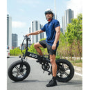 ADO A20F+ 20 Inches Fat Tire Folding Electric Bike With Mudguard Battery Life Up to 40 Miles