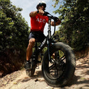 ADO A20F+ 20 Inches Fat Tire Folding Electric Bike With Mudguard Battery Life Up to 40 Miles