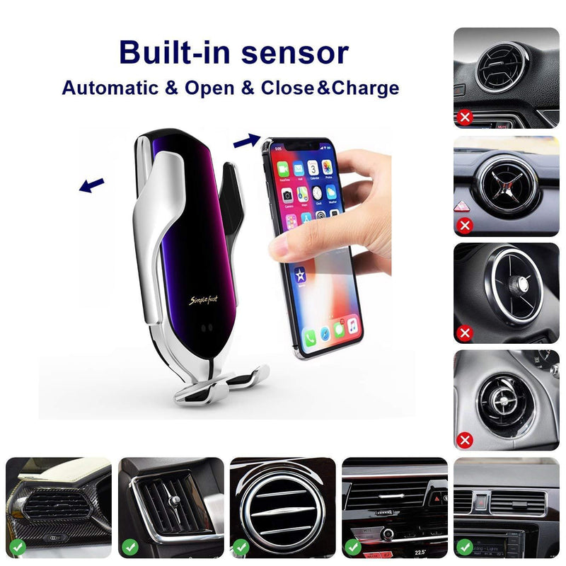 Auto Clamping Wireless Car Charger