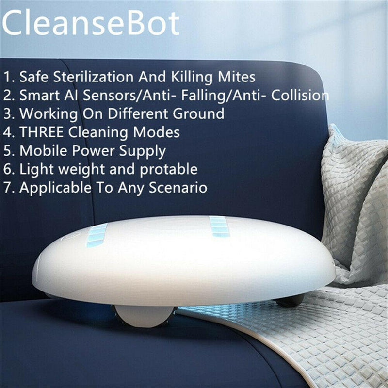Bacteria Killing Robot CleanseBot for Home and Travel
