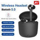 Bluedio Bluetooth Earphones, Hi (Hurricane) True Wireless Earphones Earbuds TWS Bluetooth 5.0