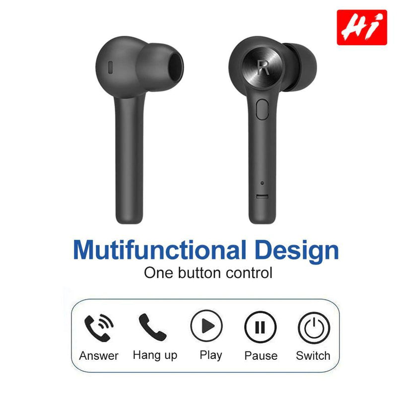 Bluedio Bluetooth Earphones, Hi (Hurricane) True Wireless Earphones Earbuds TWS Bluetooth 5.0