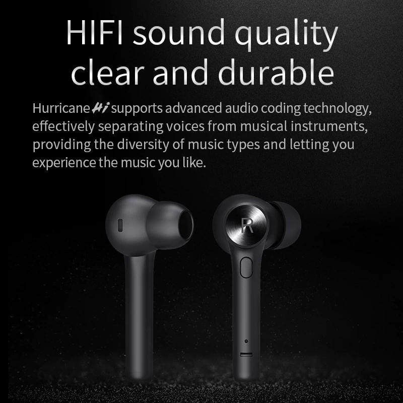 Bluedio Bluetooth Earphones, Hi (Hurricane) True Wireless Earphones Earbuds TWS Bluetooth 5.0