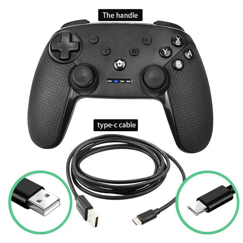 Bluetooth Wireless Pro Controller Gamepad Joypad for Nintendo switch, PC and PS3