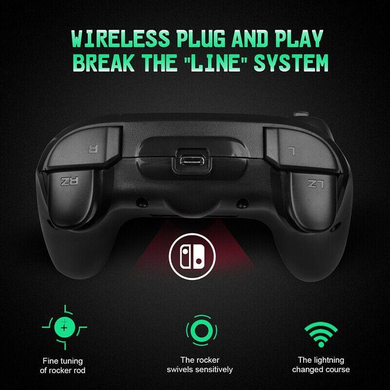 Bluetooth Wireless Pro Controller Gamepad Joypad for Nintendo switch, PC and PS3