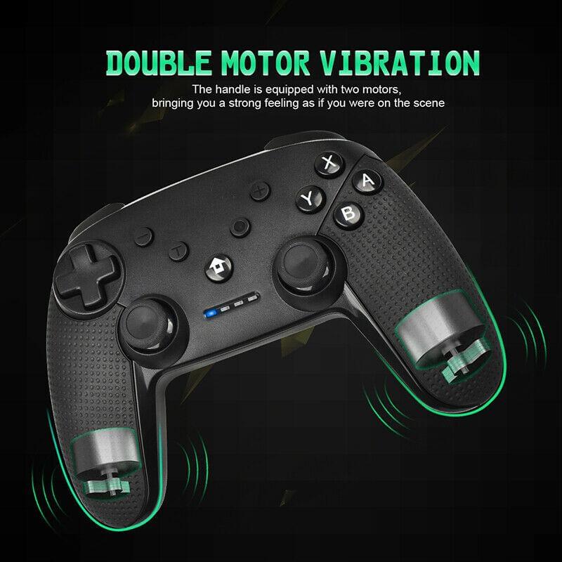 Bluetooth Wireless Pro Controller Gamepad Joypad for Nintendo switch, PC and PS3
