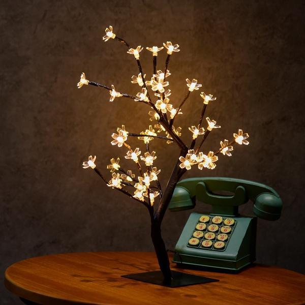 Christmas Birch Tree Light Bonsai Lamp Warm white Xmas Indoor Decoration