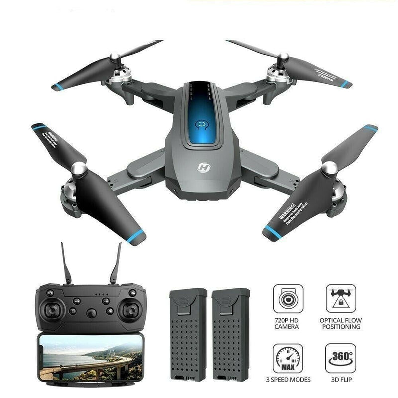 DEERC D10 Foldable FPV Beginners Drone Camera With 2 Batteries 25