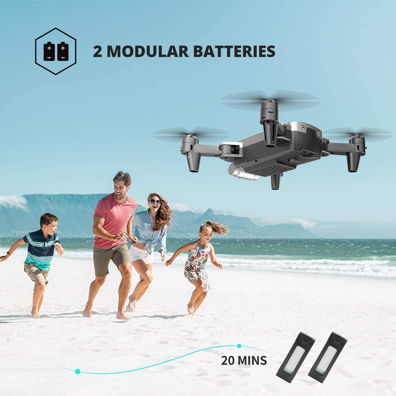 DEERC D20 Mini Drone for Kids with 720P HD FPV Camera, Foldable RC Quadcopter