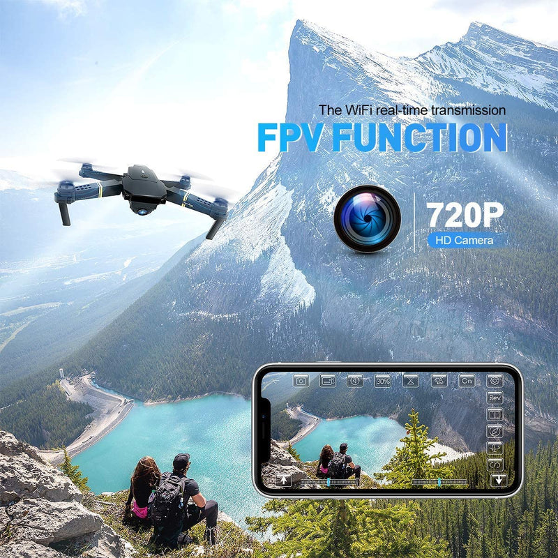 Drone X Pro WIFI FPV 4K HD Camera 3 Batteries Foldable Selfie RC Quadcopter  Gift