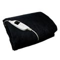 Electric Heated Throw Over Under Blanket Washable Polyester Cozy Warm Mattress