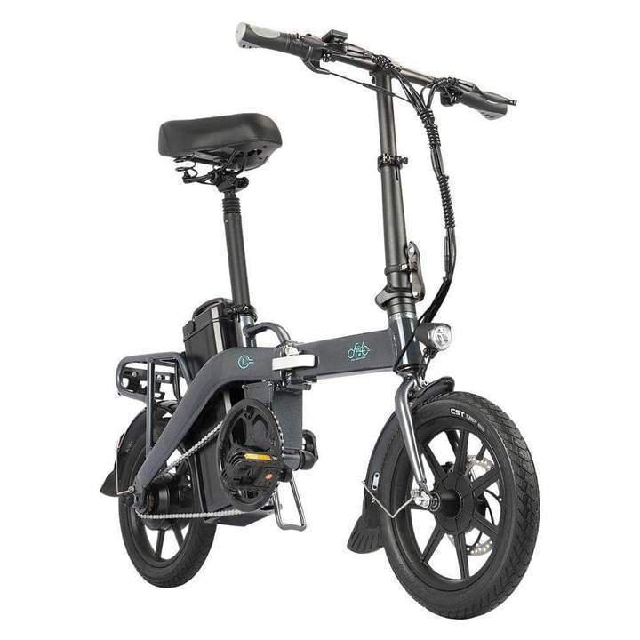 FIIDO L3 Folding Electric Moped Bike, City Bike Commuter Bike, 130Km Max Mileage Long Distance - Shadow Grey