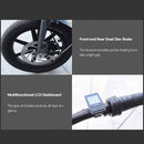 FIIDO L3 Folding Electric Moped Bike, City Bike Commuter Bike, 130Km Max Mileage Long Distance - Shadow Grey