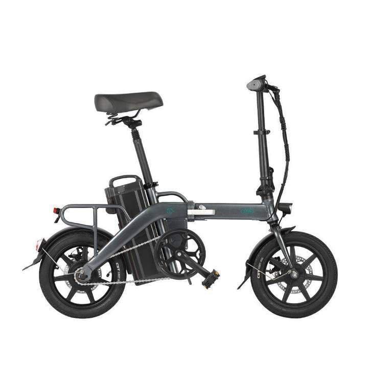 FIIDO L3 Folding Electric Moped Bike, City Bike Commuter Bike, 130Km Max Mileage Long Distance - Shadow Grey