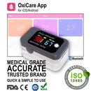 Finger Pulse Oximeter Blood Oxygen Saturation Monitor Heart Rate