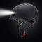 Helmet with front and rear light for electric scooter and bike