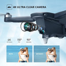 Holy Stone HS175D Foldable Drone with 4K Camera, Battery Life 46 minutes flying