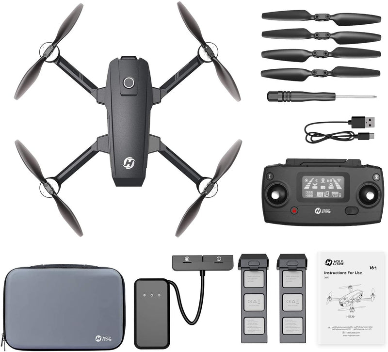 Holy Stone HS720E 4K EIS RC Drone Camera 5G GPS with 46 mins flight time