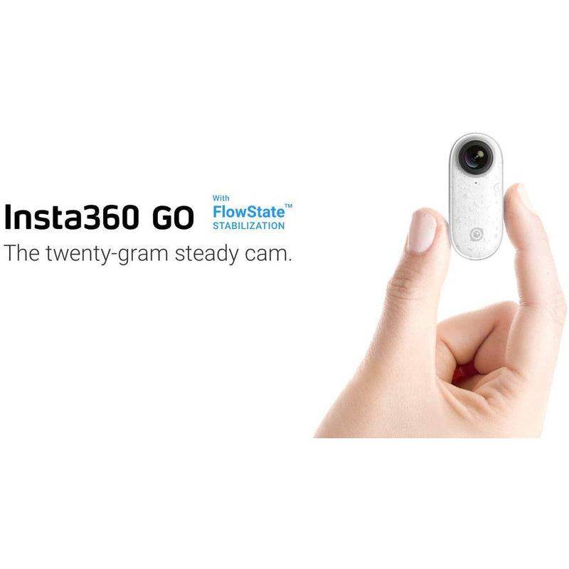 Insta360 GO Action Camera with FlowState Stabilization IPX4 Waterproof Auto Editing Hands-Free for Youtube Vlog Instagram