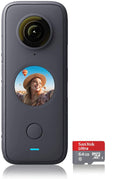 Insta360 ONE X2 360 Degree Action Camera with 64GB Memory Card