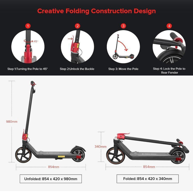 KUGOO KIRIN Mini 2 Folding Kick Electric Scooter for Kids