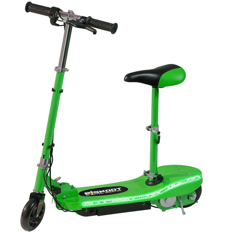 Kids Electric Scooter With Seat and LED Lights