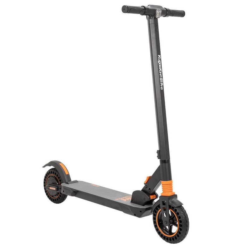 KugooKirin S1 Pro Electric Scooter 350W Motor LED Display Screen 3 Speed Modes Max 30km/h - Black