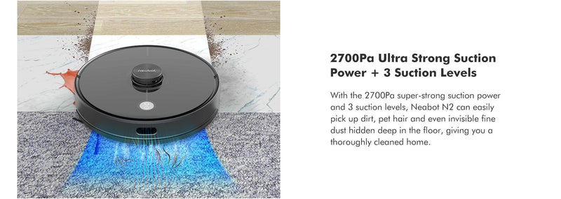 Neabot NoMo N2 Self emptying 3 in 1 Robotic Vacuum