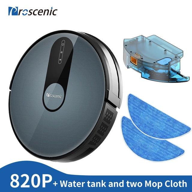 Proscenic 820P Robot Vacuum Cleaner, WiFi Connectivity, Alexa Control, Smart Mapping