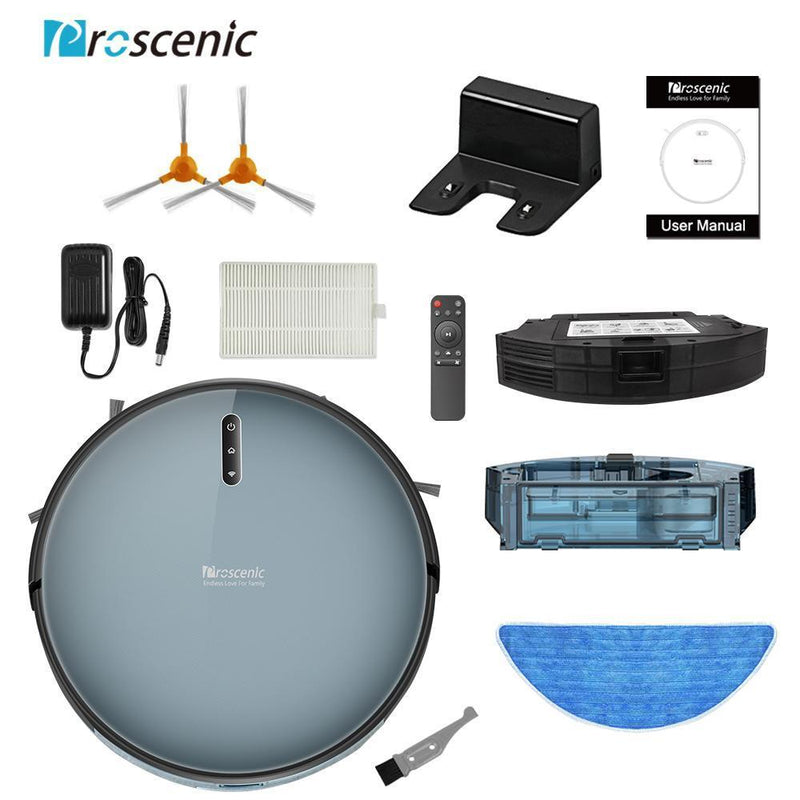 Proscenic 830P 2000PA Robot Vacuum Cleaner with Boundary