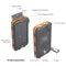 Solar Charger, 20000mAh Portable Phone Charger External Backup Battery Pack IP65 Water-Resistant