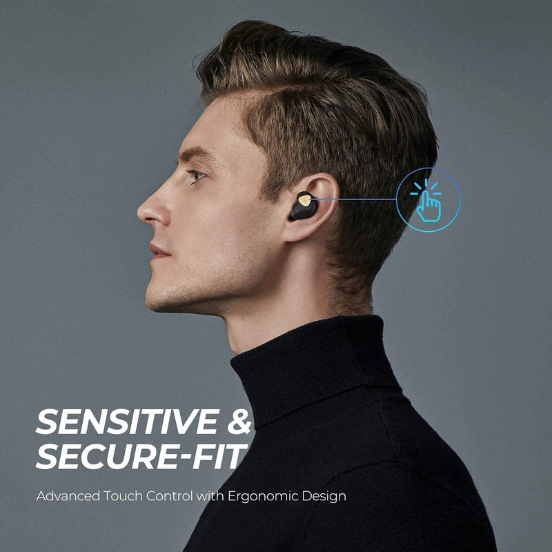 SoundPEATS Truengine 3 SE, Wireless Earbuds with Dual Dynamic Drivers, 30 Hours Playtime, Touch Control, Bluetooth Headphones