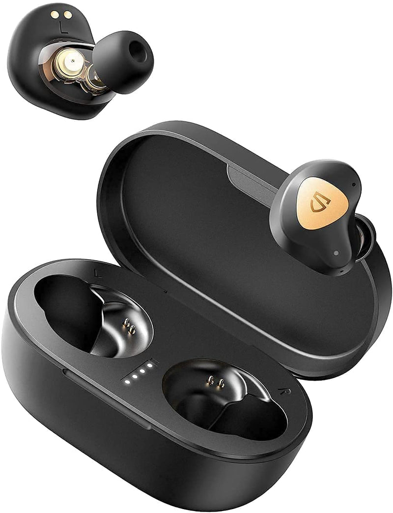 SoundPEATS Truengine 3 SE, Wireless Earbuds with Dual Dynamic Drivers, 30 Hours Playtime, Touch Control, Bluetooth Headphones