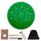 Steel Tongue Drum- 6 Inch 11 Tone Tongue Drum D Major Beginner Hand Drum Percussion for Meditation Yoga Musical Education