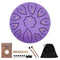 Steel Tongue Drum- 6 Inch 11 Tone Tongue Drum D Major Beginner Hand Drum Percussion for Meditation Yoga Musical Education